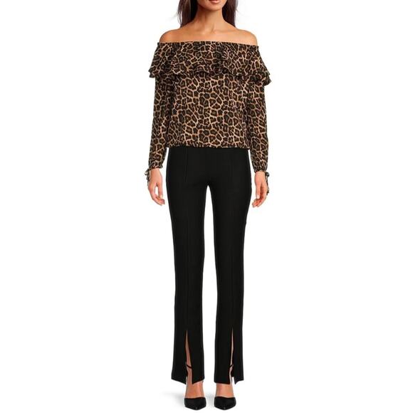 Michael Kors Size Large Leopard Print Blouse. Preloved in Excellent Condition! - Picture 1 of 3